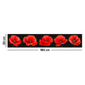 ANZAC Day Table Runner Black 183x33cm