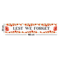 ANZAC Day Table Runner Lest We Forget 183x33cm